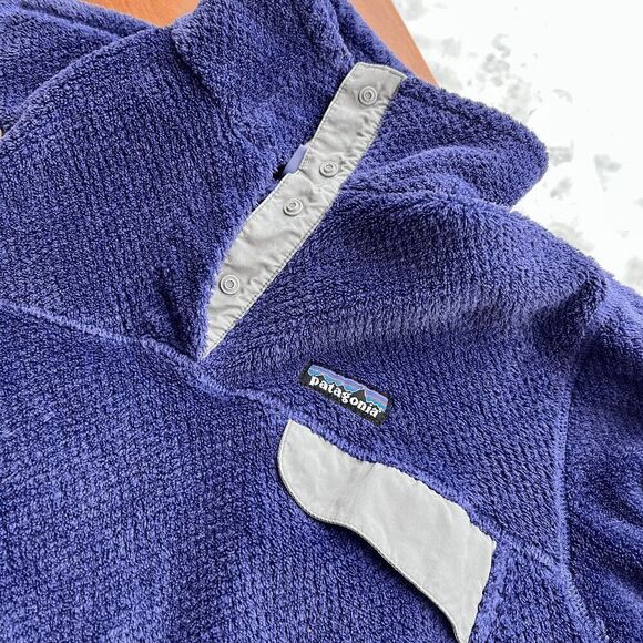 PATAGONIA Women's Indigo Re-Tool Snap-T® Polartech Fleece Pullover, SZ S - Picture 8 of 9